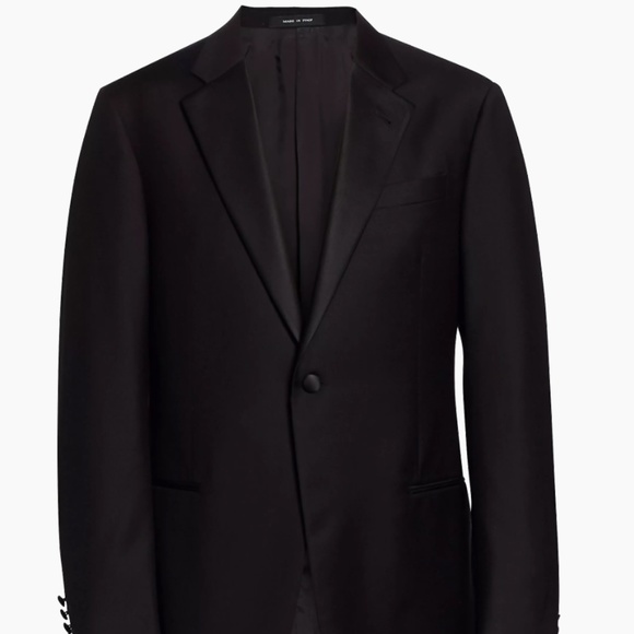 Emporio Armani Other - Emporio Armani G-Line Classic Wool Notch Lapel Tuxedo textured black